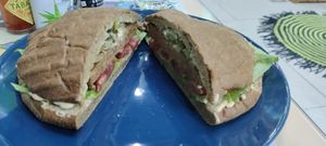 Burger at Bayt Sara in Amman