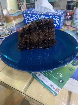 Amazing sugar-free chocolate cake   at Bayt Sara in Amman