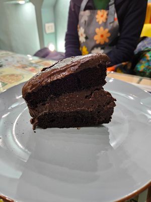Chocolate Cake at Bayt Sara in Amman