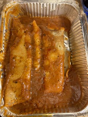 Romanian crepes  at Bayt Sara in Amman