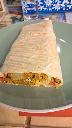 Kofte wrap at Bayt Sara in Amman