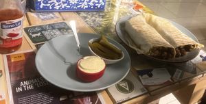 Shawarma Wrap  at Bayt Sara in Amman