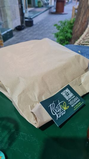 Got half the portion to go! at Bayt Sara in Amman