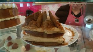 Biscoff cake at Jessie's Kitchen in Dundee