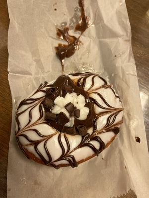 Vegan French silk  at Icon Donuts in Cedar Falls