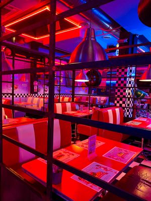 Espaço interior at 1950 American Diner in Florence