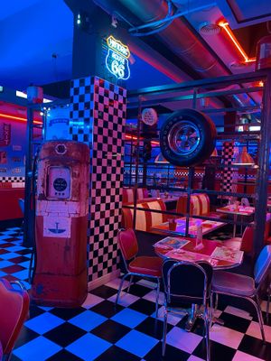 Espaço interior at 1950 American Diner in Florence