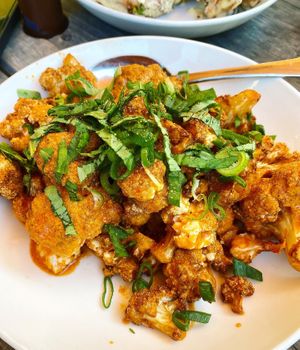 Buffalo cauliflower💗  at Urban Village Brewing Company in Philadelphia