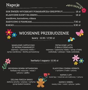 Drinks  at Organic Coffee & More  in Krakow