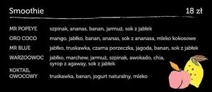 Smoothies  at Organic Coffee & More  in Krakow