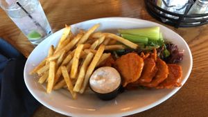 Non-chicken wings, vegan ranch, and celery ?❤️ at The Remedy Diner in Raleigh