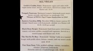 menu 1 at The Remedy Diner in Raleigh