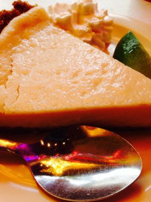 Vegan key lime pie at The Remedy Diner in Raleigh