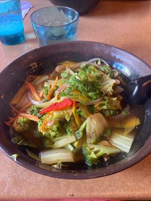 Veggie ramen  at Grandeho Kamekyo in San Francisco
