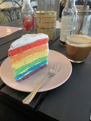 Rainbow cake  at Vleischerei in Leipzig