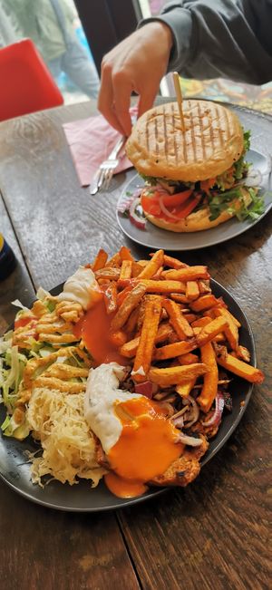 Steakteller at Vleischerei in Leipzig