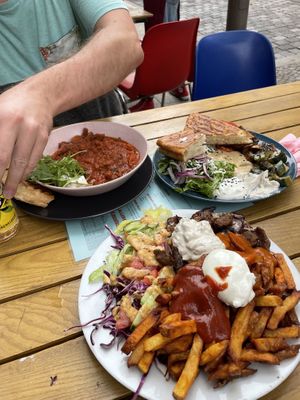 Gyros Teller  at Vleischerei in Leipzig