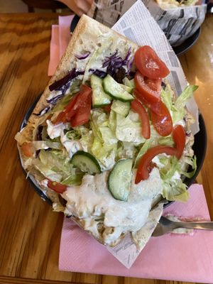 Gyros im Brot (8,30€)  at Vleischerei in Leipzig