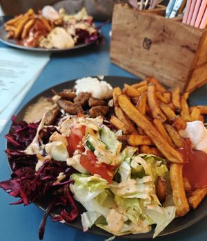 Gyros at Vleischerei in Leipzig