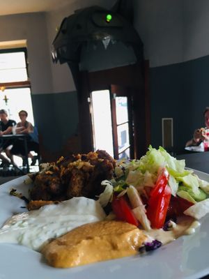 Gyros plate  at Vleischerei in Leipzig
