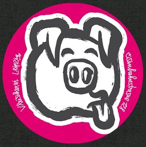 Logo at Vleischerei in Leipzig