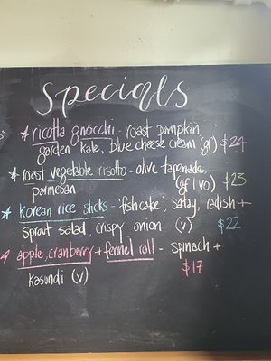 Specials at Mad Apple in Launceston