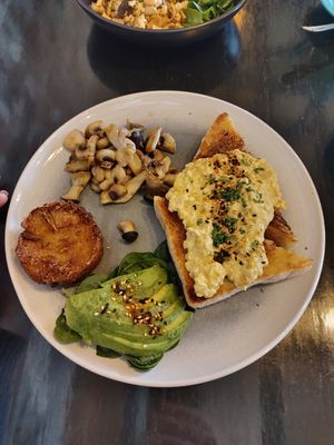 Kimchi hashbrown at Mad Apple in Launceston