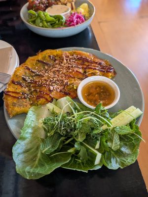 Ban xeo at Mad Apple in Launceston
