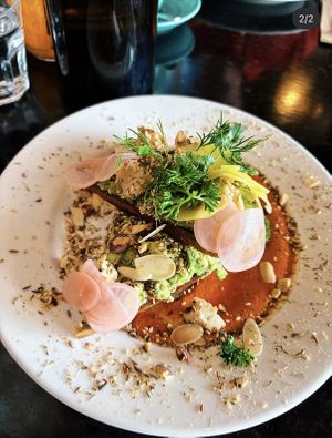 Avocado toast  at Mad Apple in Launceston
