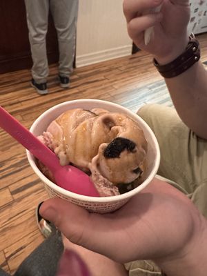 Cherry oat ice cream in no sleep till Brooklyn   at Analog in Sister Bay