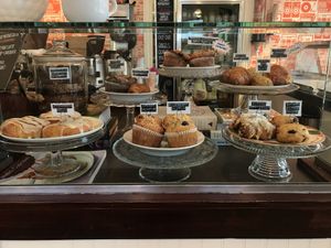 Vegan muffins at Analog in Sister Bay