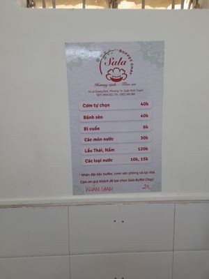  at Sala Vegetarian in Ho Chi Minh City