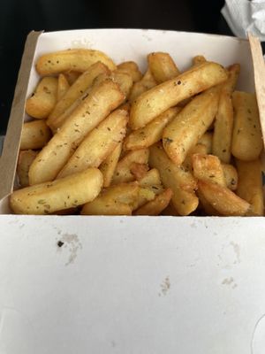 Perfect chips   at Taksim Kebab and Pizza in Eight Mile Plains