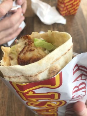  Vegan chicken kebab  at Taksim Kebab and Pizza in Eight Mile Plains