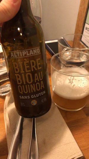 Gluten free beer at Kapunka - St Sauveur in Paris
