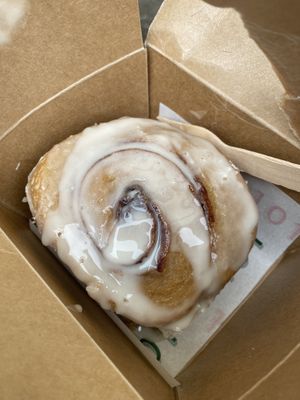 Really sticky bun at 101 Bakery in Edinburgh