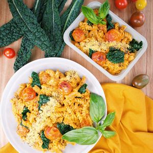 Rich Rose Rotini Pasta. Made from organic, plant-based wholefoods. at Garden of Vegan in Burleigh Heads