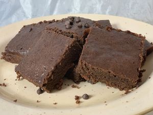 Vegan gluten free nut free brownies  at Sunflour  in Orlando