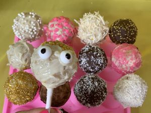 Vegan gluten free cake pops  at Sunflour  in Orlando