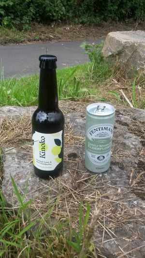 Refreshing drinks at The Apothecary Cafe in Newcastle Upon Tyne