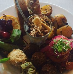 vegan brunch at Kalaset  at Kalaset in Copenhagen