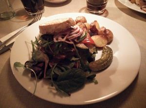 Las Vegan Burger at Kalaset in Copenhagen