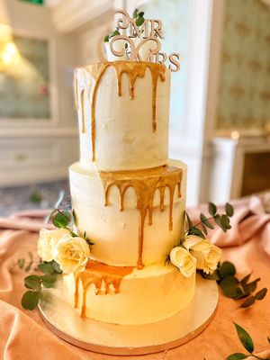 Vegan Wedding Cakes at Skinny Batch Bakery at Skinny Batch Bakery in Lusk