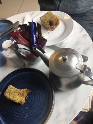 Vegan orange polenta cake   at Skinny Batch Bakery in Lusk