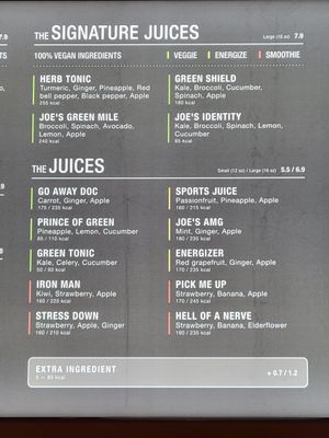 Juices at AMS - Joe & The Juice  in Schiphol
