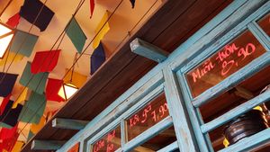 Quirky decoration at Bami House 1976 in Munich