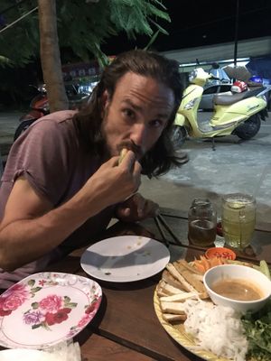 Yum! Spring rolls are fantastic  at Tin Tin Pizzas in Phu Quoc
