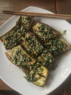 Grilled eggplant. So delicious 😋  at Tin Tin Pizzas in Phu Quoc