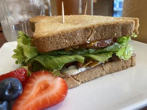 BLT on gluten free bread  at Little Palm in Fort Myers Beach