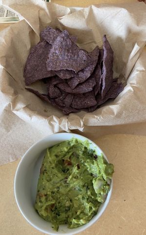 Guac + chips at Little Palm in Fort Myers Beach